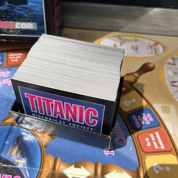 1998 Talicor Titanic Historical Society Trivia Adult Board Game Complete - Picture 5 of 14